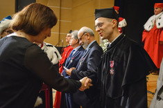 Odznaczony Srebrnym Krzyżem Zasługi dr hab. Mariusz Ruszel, prof. PRz, fot. K. Pudełko